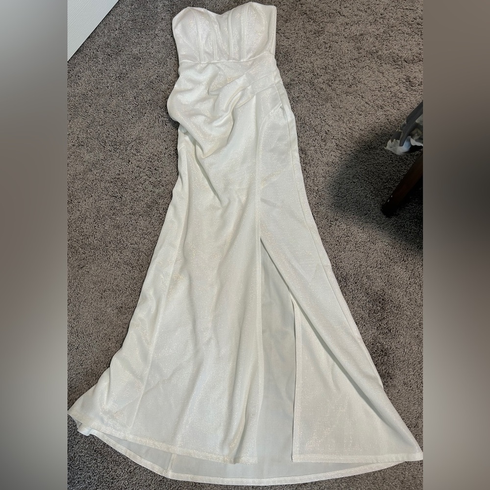 White long dress